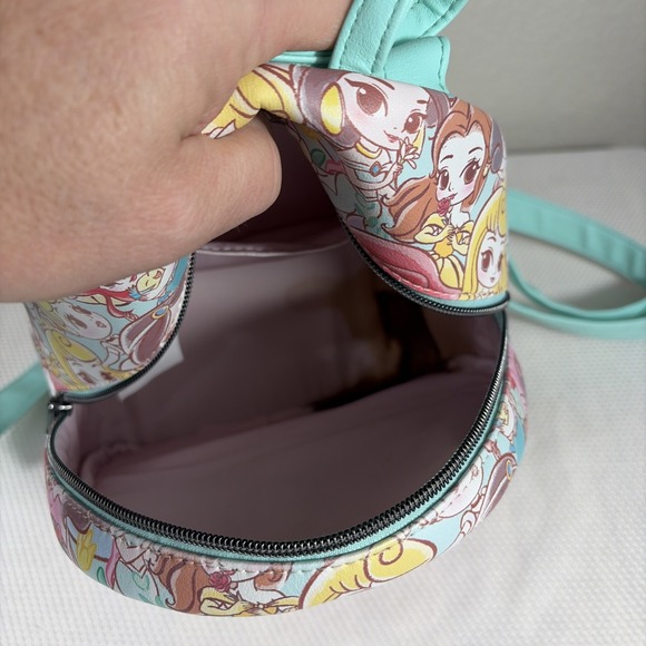 Loungefly Disney Chibi Princess Mini Backpack: Ariel, Cinderella, Belle See Pics - Picture 10 of 14
